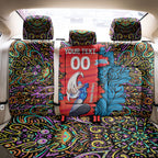 Personalized Adelaide Strikers Back Car Seat Cover Hippie Psychedelic Pattern Vibrant Mandala Art Style