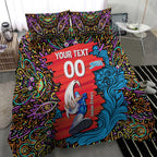 Personalized Adelaide Strikers Bedding Set Hippie Psychedelic Pattern Vibrant Mandala Art Style