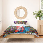 Personalized Adelaide Strikers Bedding Set Hippie Psychedelic Pattern Vibrant Mandala Art Style