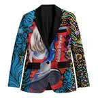 Personalized Adelaide Strikers Blazer Hippie Psychedelic Pattern Vibrant Mandala Art Style