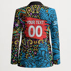 Personalized Adelaide Strikers Blazer Hippie Psychedelic Pattern Vibrant Mandala Art Style