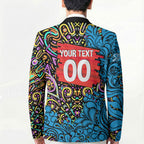 Personalized Adelaide Strikers Blazer Hippie Psychedelic Pattern Vibrant Mandala Art Style
