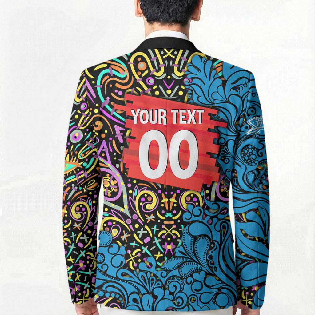 Personalized Adelaide Strikers Blazer Hippie Psychedelic Pattern Vibrant Mandala Art Style