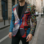 Personalized Adelaide Strikers Blazer Hippie Psychedelic Pattern Vibrant Mandala Art Style