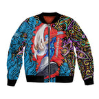 Personalized Adelaide Strikers Bomber Jacket Hippie Psychedelic Pattern Vibrant Mandala Art Style