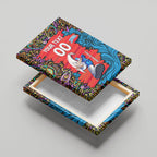 Personalized Adelaide Strikers Canvas Wall Art Hippie Psychedelic Pattern Vibrant Mandala Art Style