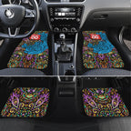 Personalized Adelaide Strikers Car Mats Hippie Psychedelic Pattern Vibrant Mandala Art Style