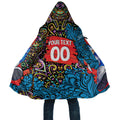 Personalized Adelaide Strikers Cloak Hippie Psychedelic Pattern Vibrant Mandala Art Style