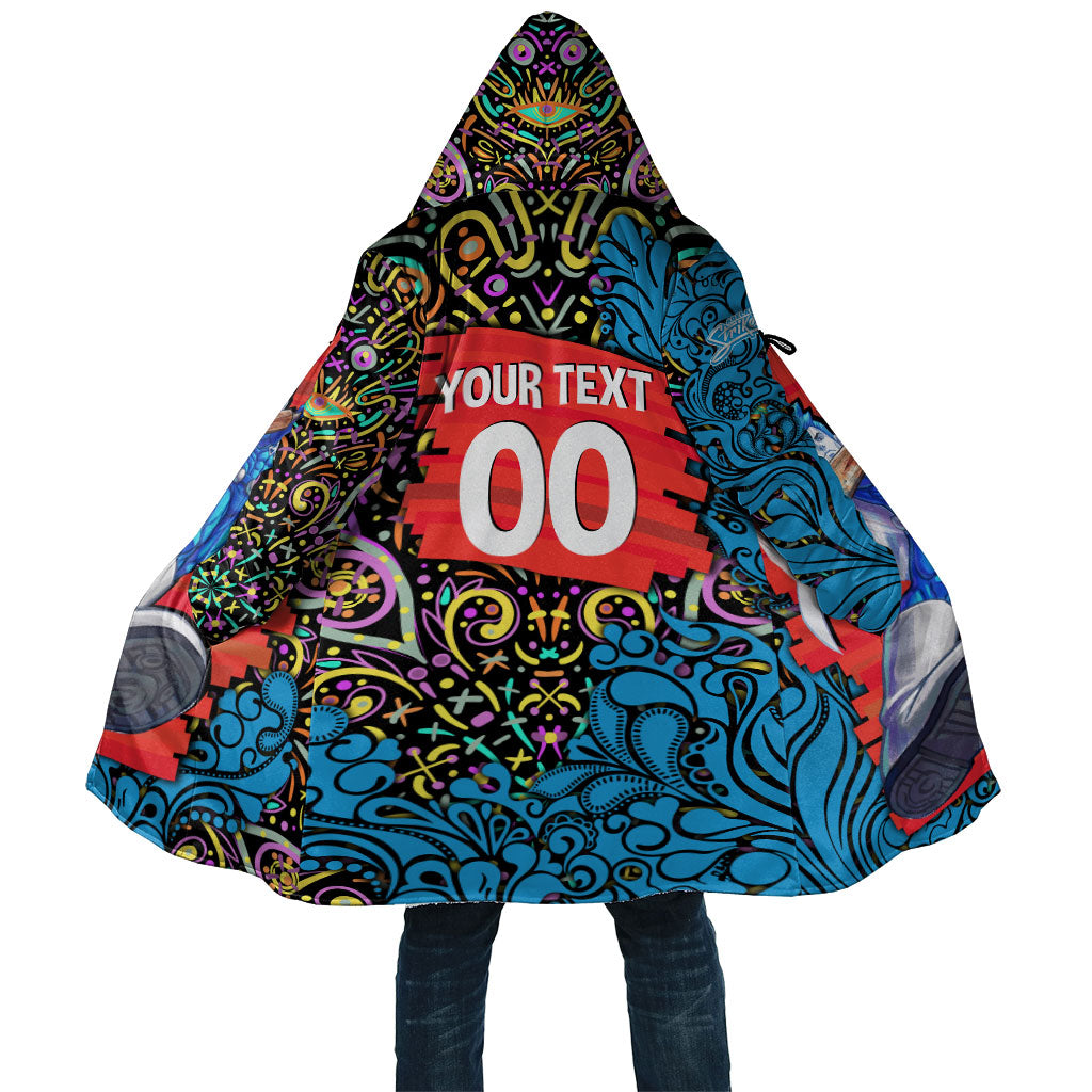 Personalized Adelaide Strikers Cloak Hippie Psychedelic Pattern Vibrant Mandala Art Style