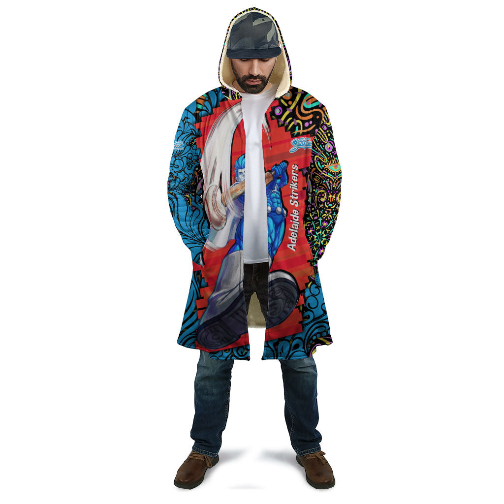Personalized Adelaide Strikers Cloak Hippie Psychedelic Pattern Vibrant Mandala Art Style