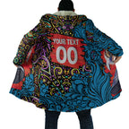 Personalized Adelaide Strikers Cloak Hippie Psychedelic Pattern Vibrant Mandala Art Style