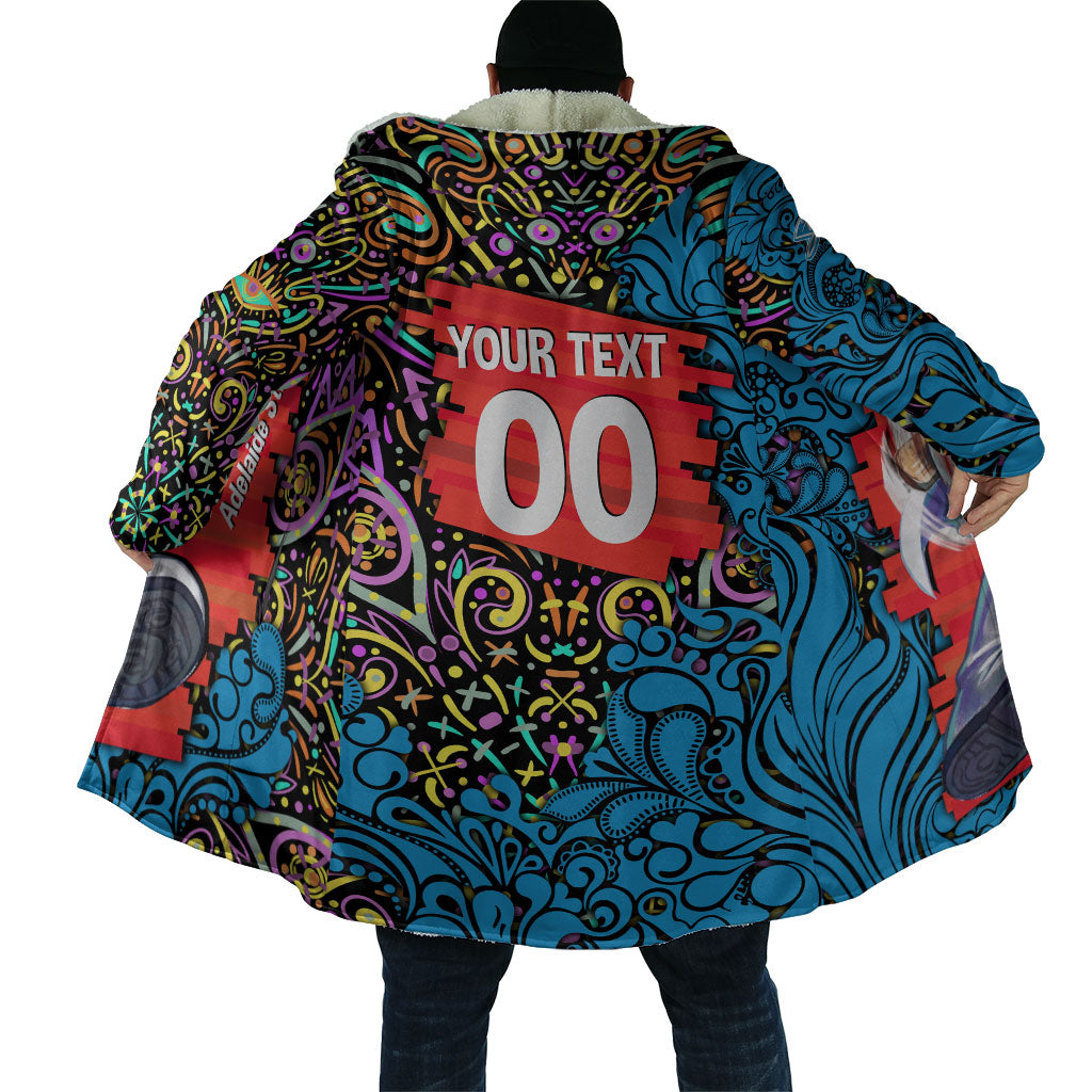 Personalized Adelaide Strikers Cloak Hippie Psychedelic Pattern Vibrant Mandala Art Style