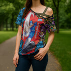 Personalized Adelaide Strikers Cross Shoulder Shirt Hippie Psychedelic Pattern Vibrant Mandala Art Style