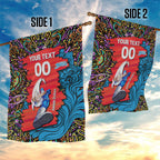Personalized Adelaide Strikers Garden Flag Hippie Psychedelic Pattern Vibrant Mandala Art Style