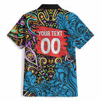 Personalized Adelaide Strikers Hawaiian Shirt Hippie Psychedelic Pattern Vibrant Mandala Art Style