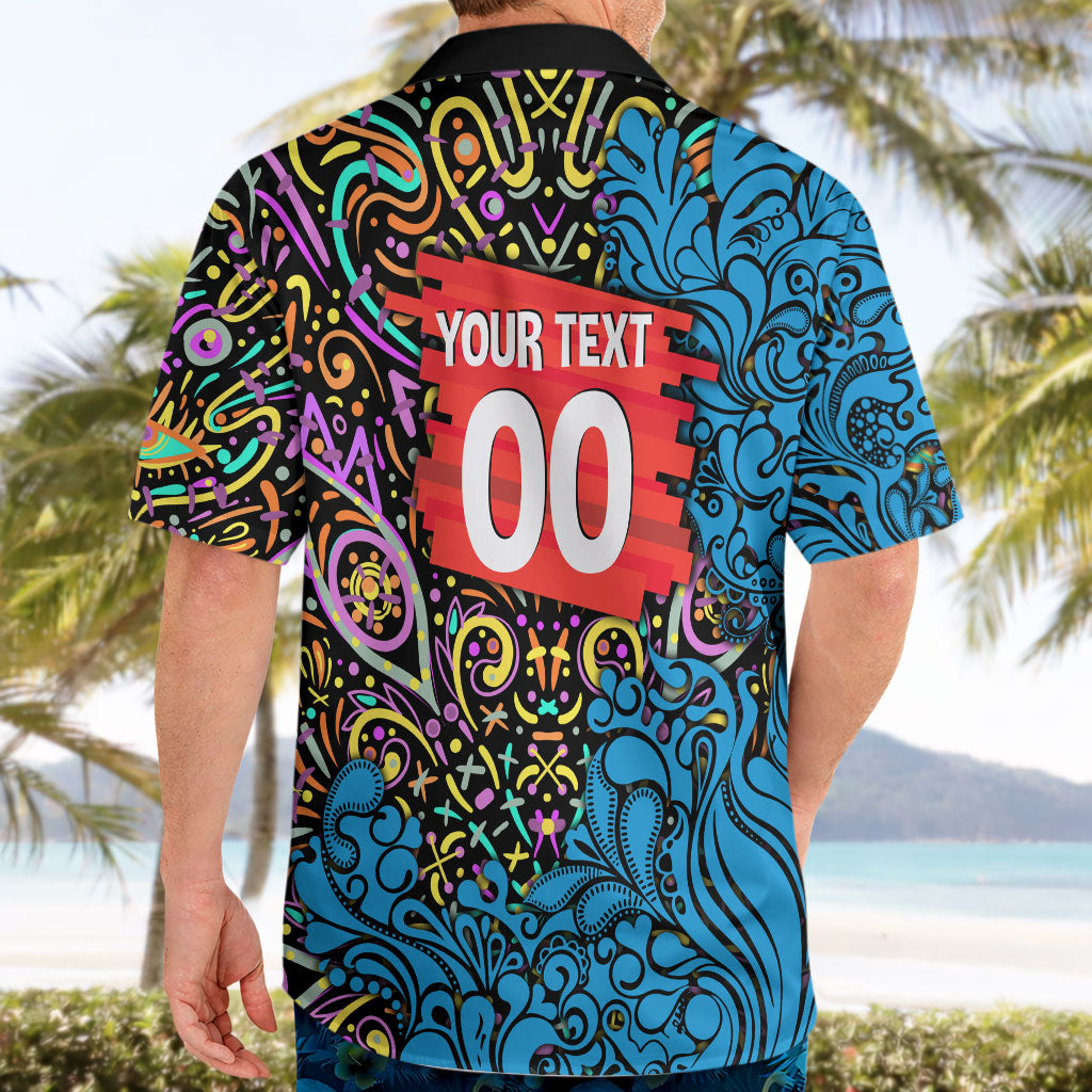 Personalized Adelaide Strikers Hawaiian Shirt Hippie Psychedelic Pattern Vibrant Mandala Art Style