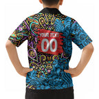 Personalized Adelaide Strikers Hawaiian Shirt Hippie Psychedelic Pattern Vibrant Mandala Art Style
