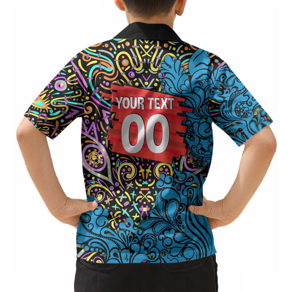 Personalized Adelaide Strikers Hawaiian Shirt Hippie Psychedelic Pattern Vibrant Mandala Art Style