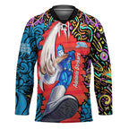 Personalized Adelaide Strikers Hockey Jersey Hippie Psychedelic Pattern Vibrant Mandala Art Style