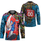 Personalized Adelaide Strikers Hockey Jersey Hippie Psychedelic Pattern Vibrant Mandala Art Style