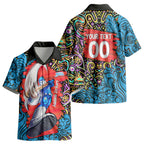 Personalized Adelaide Strikers Kid Hawaiian Shirt Hippie Psychedelic Pattern Vibrant Mandala Art Style