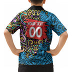 Personalized Adelaide Strikers Kid Hawaiian Shirt Hippie Psychedelic Pattern Vibrant Mandala Art Style