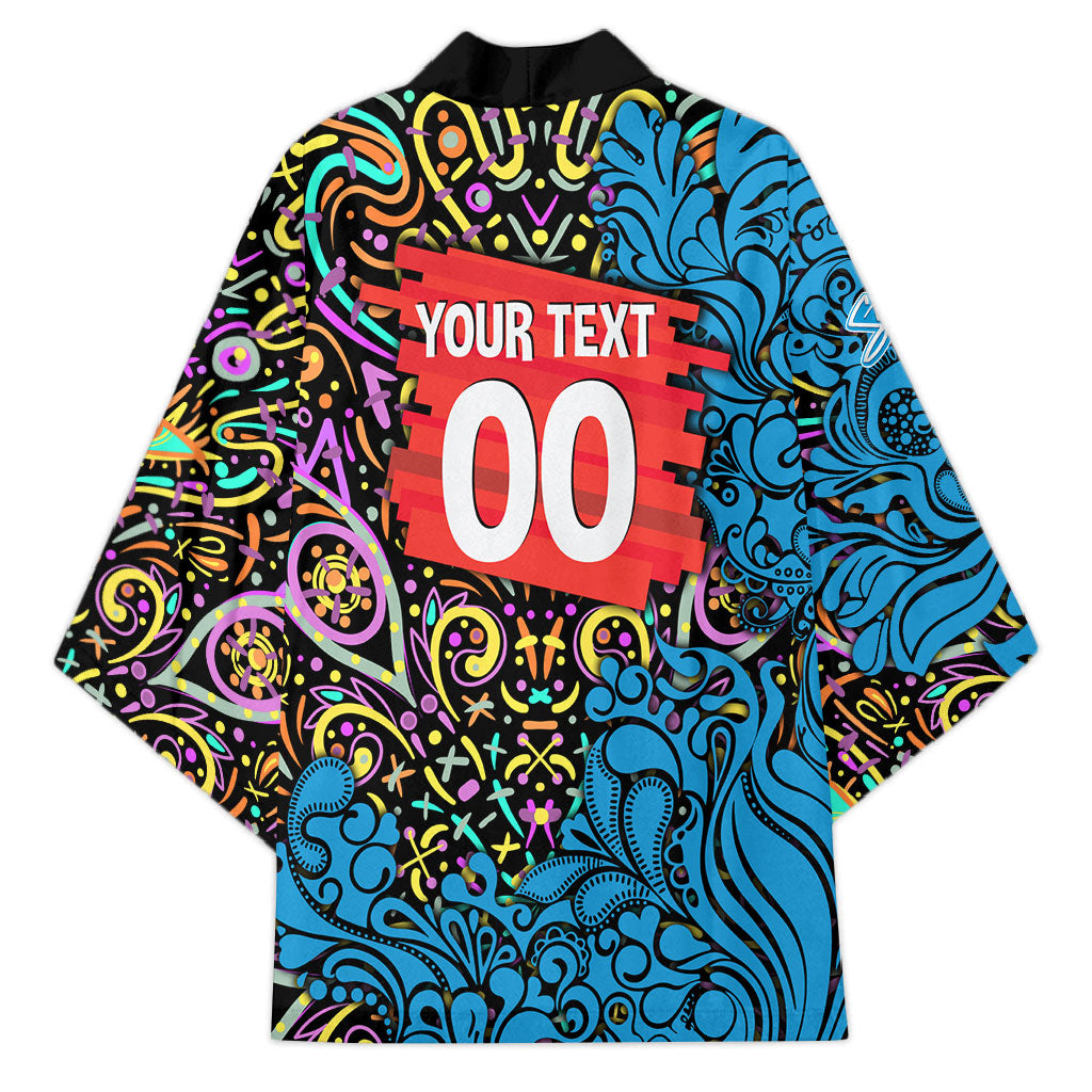 Personalized Adelaide Strikers Kimono Hippie Psychedelic Pattern Vibrant Mandala Art Style