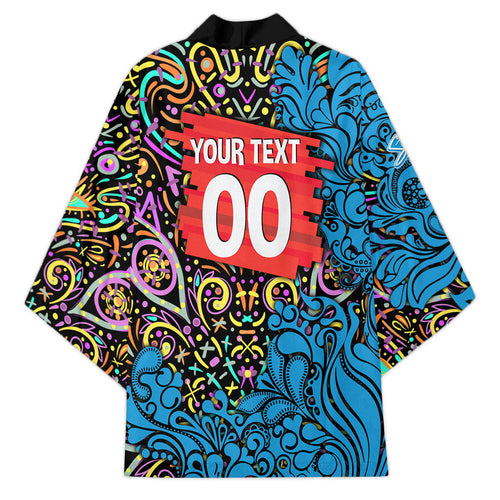 Personalized Adelaide Strikers Kimono Hippie Psychedelic Pattern Vibrant Mandala Art Style