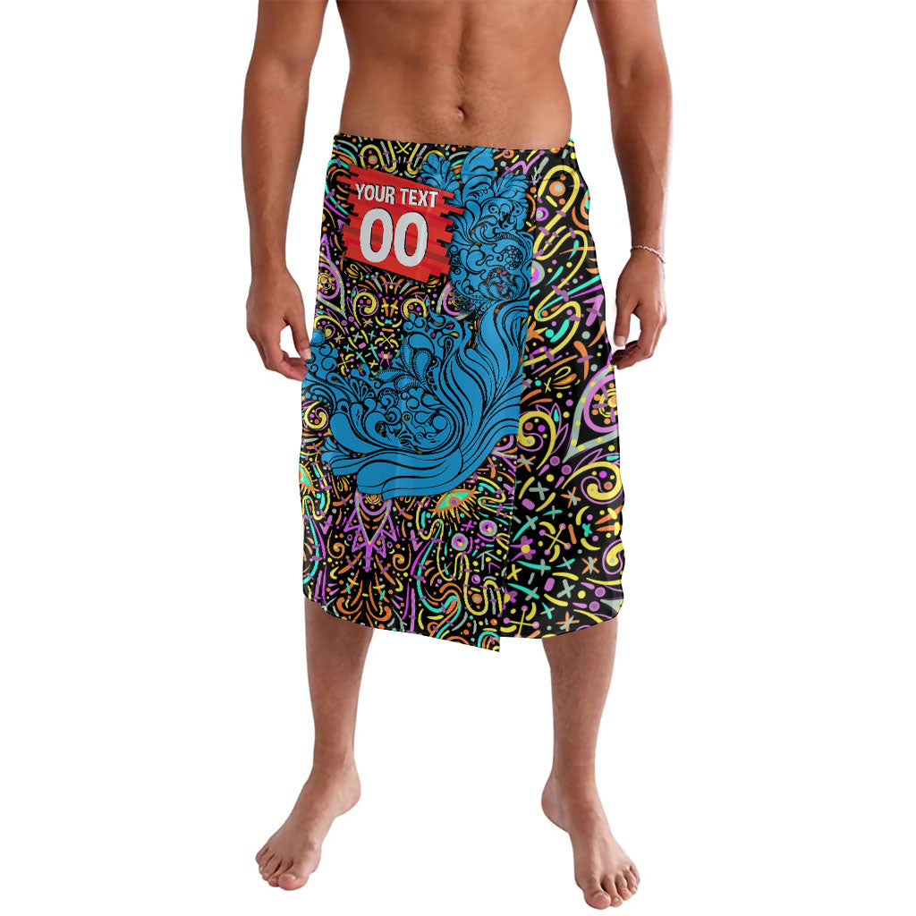 Personalized Adelaide Strikers Lavalava Hippie Psychedelic Pattern Vibrant Mandala Art Style