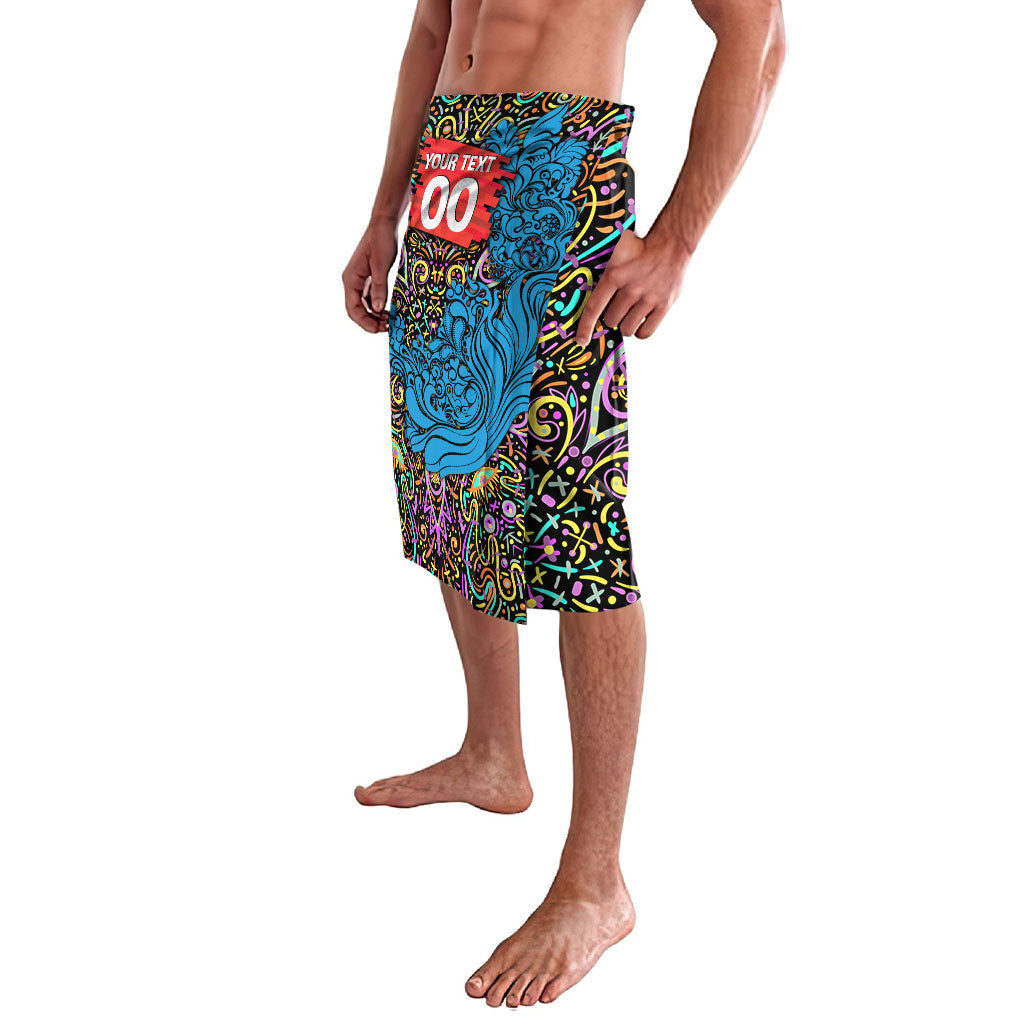 Personalized Adelaide Strikers Lavalava Hippie Psychedelic Pattern Vibrant Mandala Art Style