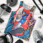 Personalized Adelaide Strikers Men Tank Top Hippie Psychedelic Pattern Vibrant Mandala Art Style