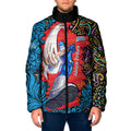 Personalized Adelaide Strikers Padded Jacket Hippie Psychedelic Pattern Vibrant Mandala Art Style