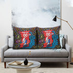 Personalized Adelaide Strikers Pillow Cover Hippie Psychedelic Pattern Vibrant Mandala Art Style