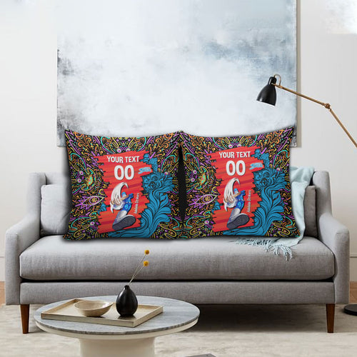 Personalized Adelaide Strikers Pillow Cover Hippie Psychedelic Pattern Vibrant Mandala Art Style