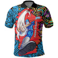 Personalized Adelaide Strikers Polo Shirt Hippie Psychedelic Pattern Vibrant Mandala Art Style