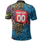 Personalized Adelaide Strikers Polo Shirt Hippie Psychedelic Pattern Vibrant Mandala Art Style