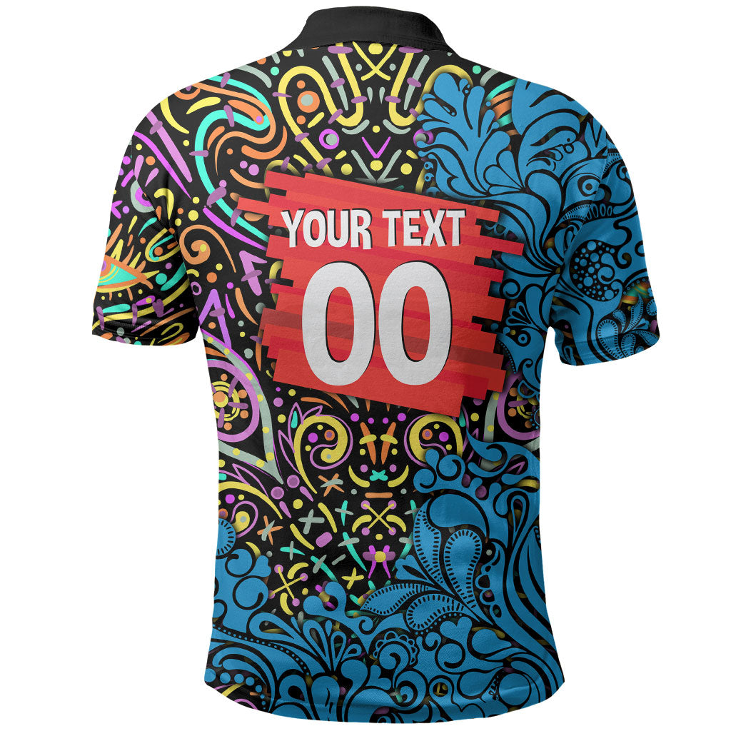 Personalized Adelaide Strikers Polo Shirt Hippie Psychedelic Pattern Vibrant Mandala Art Style