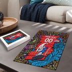 Personalized Adelaide Strikers Puzzle Hippie Psychedelic Pattern Vibrant Mandala Art Style