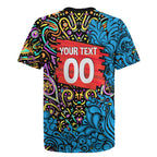 Personalized Adelaide Strikers Rugby Jersey Hippie Psychedelic Pattern Vibrant Mandala Art Style