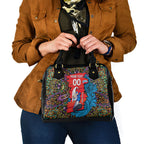 Personalized Adelaide Strikers Shoulder Handbag Hippie Psychedelic Pattern Vibrant Mandala Art Style