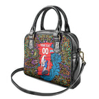 Personalized Adelaide Strikers Shoulder Handbag Hippie Psychedelic Pattern Vibrant Mandala Art Style