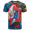 Personalized Adelaide Strikers T Shirt Hippie Psychedelic Pattern Vibrant Mandala Art Style