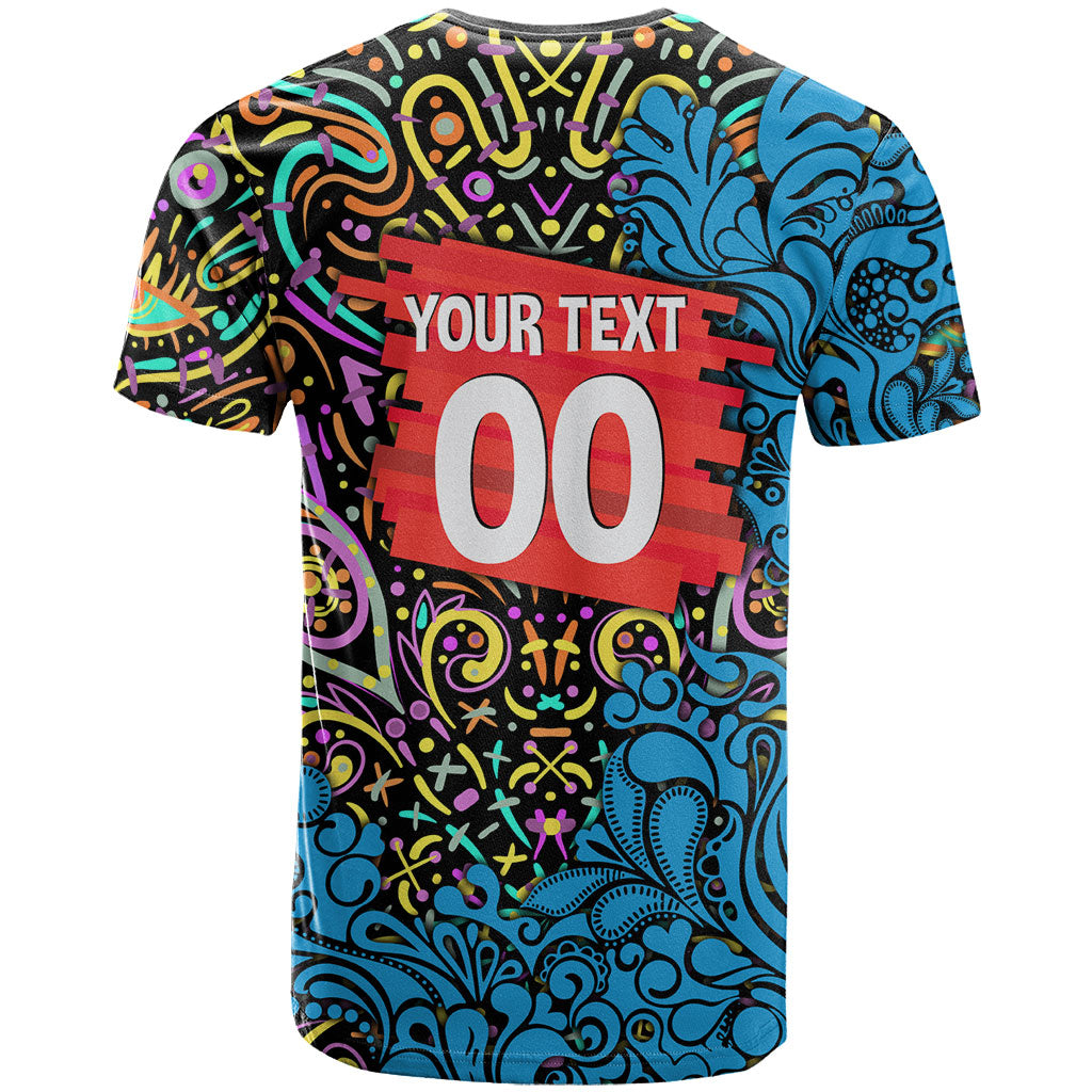 Personalized Adelaide Strikers T Shirt Hippie Psychedelic Pattern Vibrant Mandala Art Style