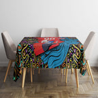 Personalized Adelaide Strikers Tablecloth Hippie Psychedelic Pattern Vibrant Mandala Art Style