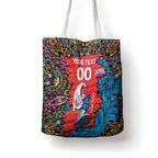 Personalized Adelaide Strikers Tote Bag Hippie Psychedelic Pattern Vibrant Mandala Art Style