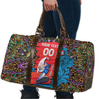 Personalized Adelaide Strikers Travel Bag Hippie Psychedelic Pattern Vibrant Mandala Art Style