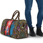 Personalized Adelaide Strikers Travel Bag Hippie Psychedelic Pattern Vibrant Mandala Art Style