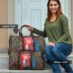 Personalized Adelaide Strikers Travel Bag Hippie Psychedelic Pattern Vibrant Mandala Art Style