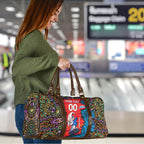 Personalized Adelaide Strikers Travel Bag Hippie Psychedelic Pattern Vibrant Mandala Art Style