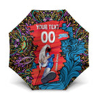 Personalized Adelaide Strikers Umbrella Hippie Psychedelic Pattern Vibrant Mandala Art Style